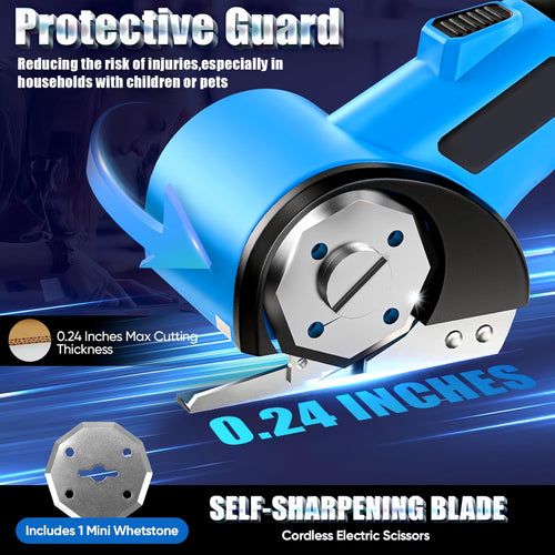 Blue EasyCut rechargeable power cutter product view