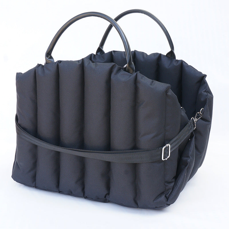 Kenny’s Cozy Travel Pet Bed — Soft Carrier Nest for Cats & Small Dogs