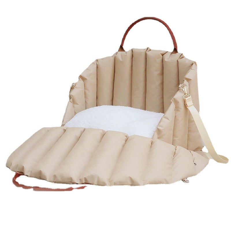 Kenny’s Cozy Travel Pet Bed — Soft Carrier Nest for Cats & Small Dogs
