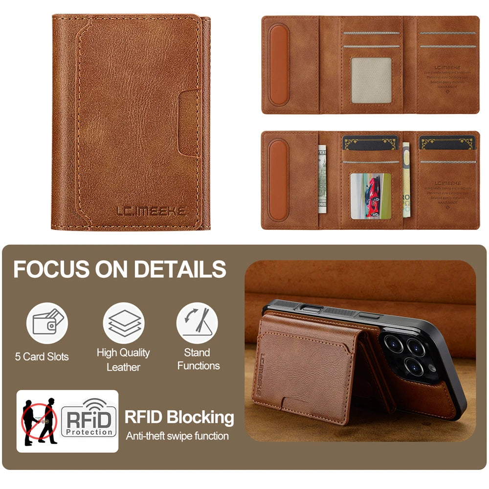 Kenny's MagLock 5-Card Wallet Stand